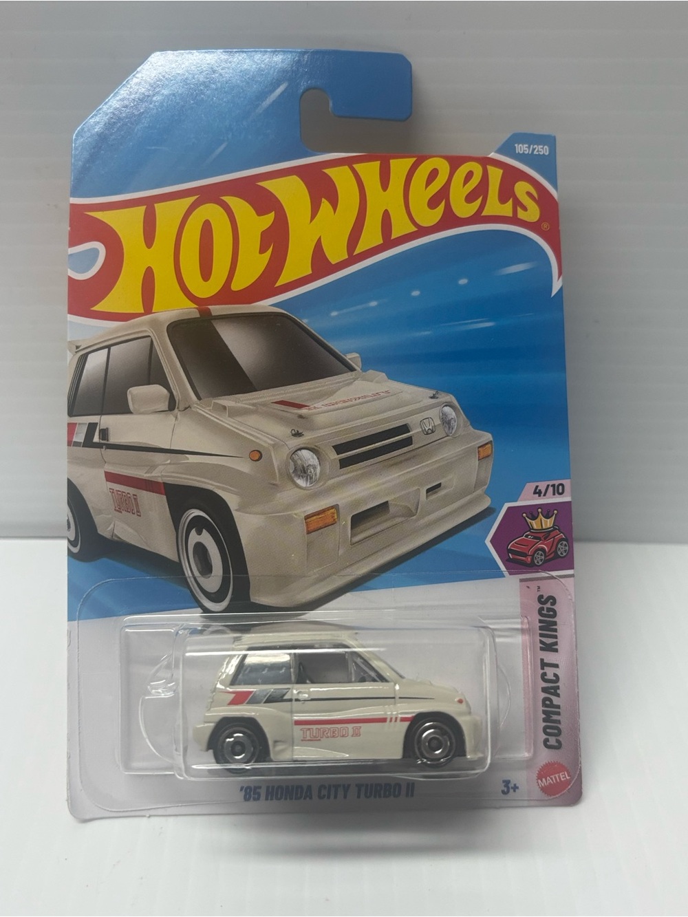 ‘85 Honda City Turbo II - 2026 Hot Wheels Compact Kings 4/10 #105